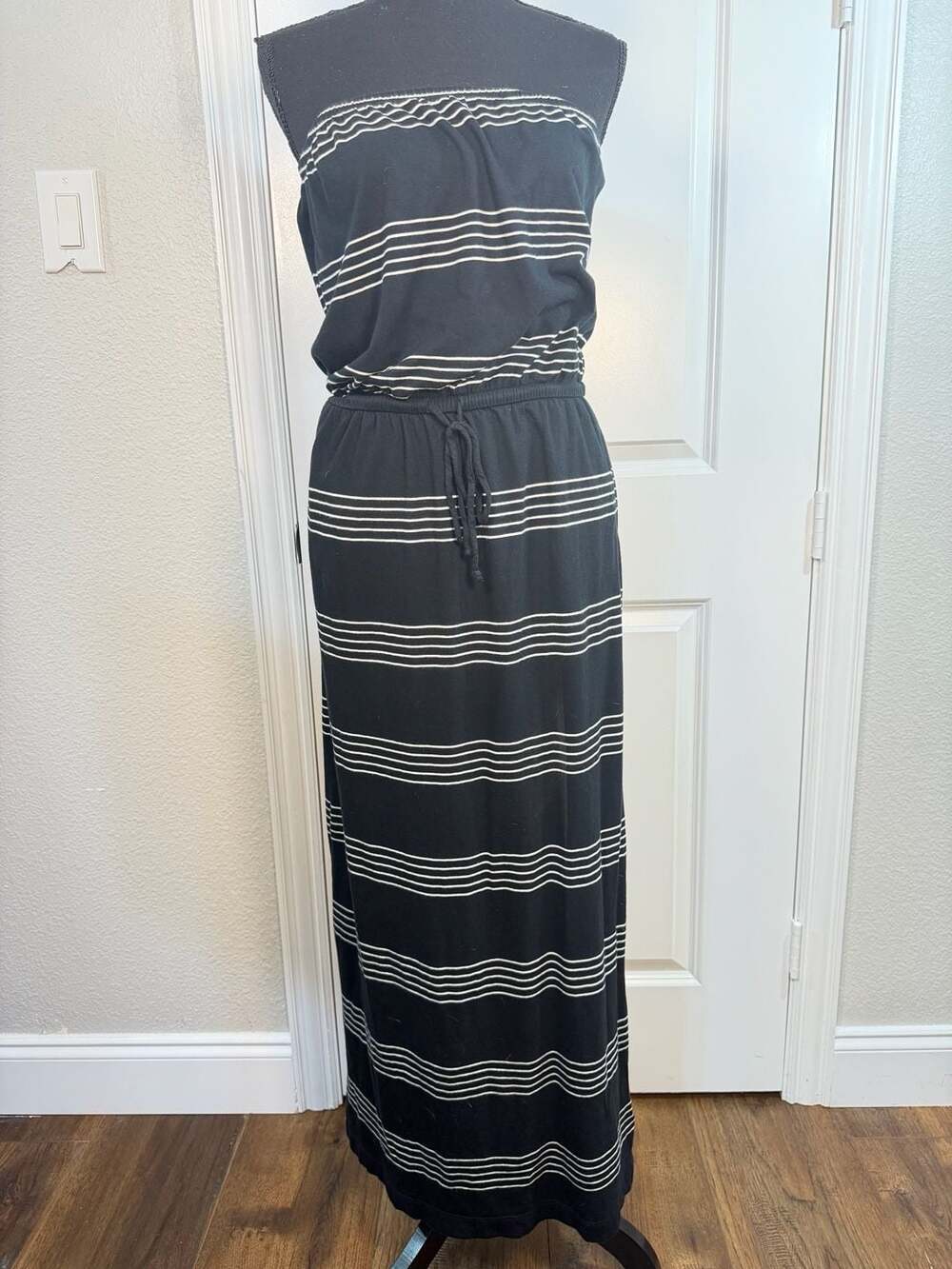 Banana Republic Striped Strapless Maxi Dress Size XS